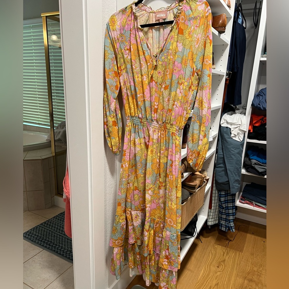 Show me your mumu dress floral size medium